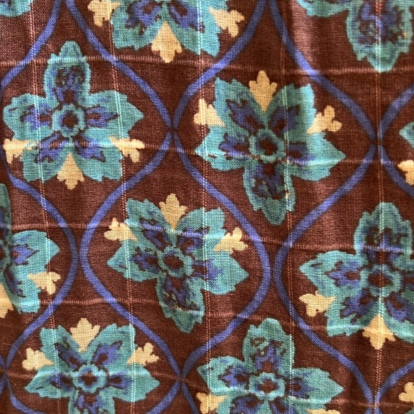 Free People Oasis Printed Midi Dress French Chocolate Combo NWT - Picture 13 of 16